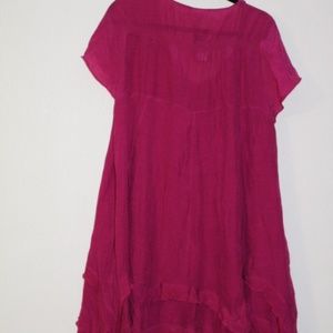 Avenue Fuchsia Tunic Size 18/20 (1X) NWT